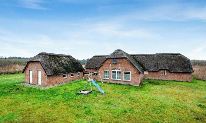Vedersø Klit House | Large 18-person pool house with activity room, built in 2011.