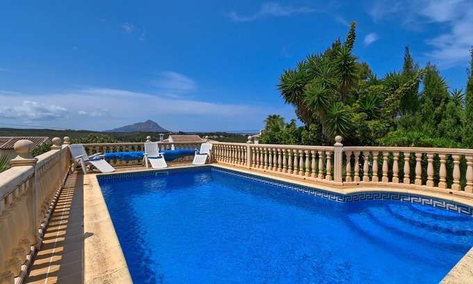 Cap de la Nau Villa | Large and comfortable villa in Javea, Costa Blanca, Spain with private pool for 8 persons