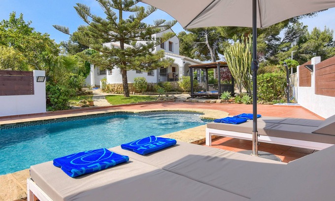 Javea Villa | Large and comfortable villa with private pool in Javea, Costa Blanca, Spain for 8 persons