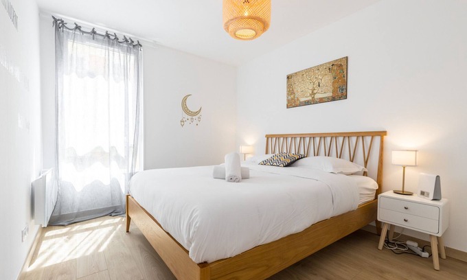 Quartier du Port Apartment | Large Brand New 2 Bdr at Nice Port