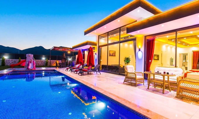 Sarıbelen Villa | Large garden villa with private pool - 12 minutes from Kalkan