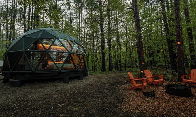 Freeport Cabin | Large, luxurious geodesic dome - 09