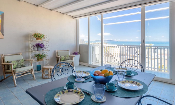 Casa Santa Apartment | Large seaview penthouse with private parking