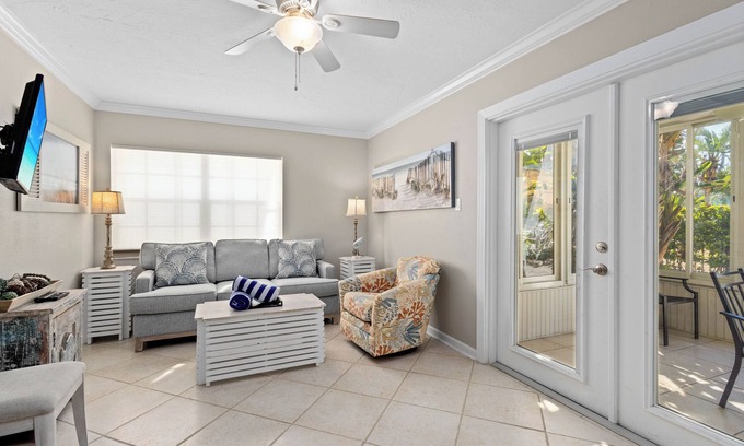Whitney Beach Condo | Large Studio on Gulf! Cabana Beach Club #5B Longboat Key-Steps to Sand by RVA