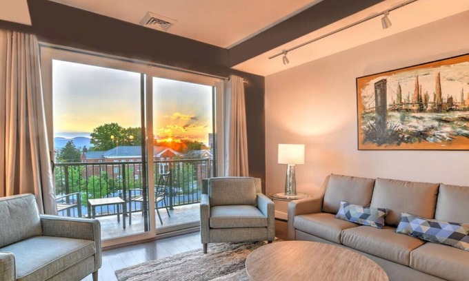 Downtown Asheville Condo | Large Sunset Balcony Two Bedroom