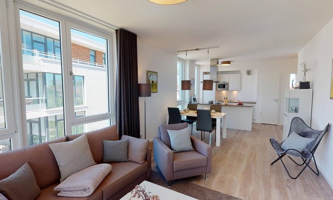 Pelzerhaken Apartment | Large vacation apartment D-06 in the South Cape with the beach on your doorstep for 4 people