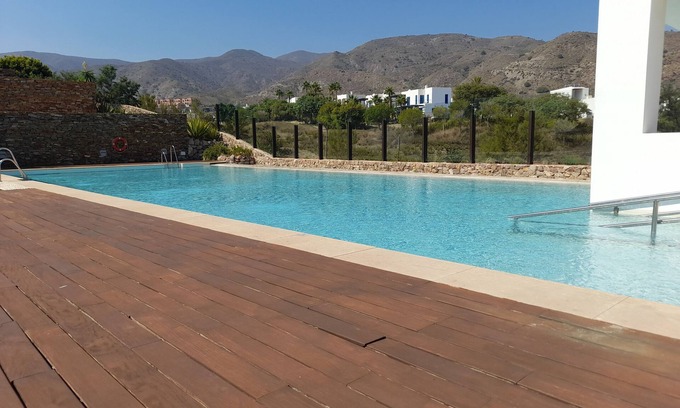 Playa Macenas House | Las Torres de Macenas - Stunning townhouse with private garden & community pool