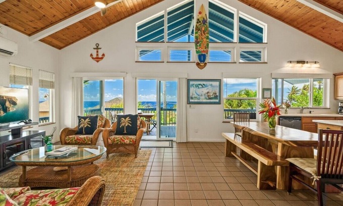 Poipu House | Last Minute Deal! Oceanview! Walk to Beach, HikingTrail! 2 En Suites King Beds