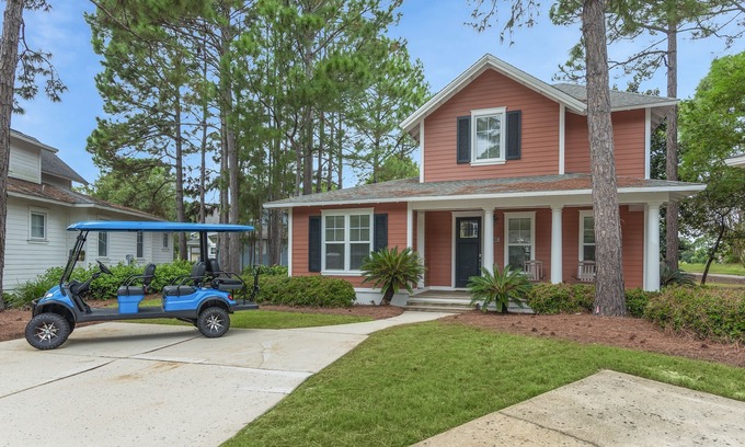 Laurel Grove House | Laurel Grove, Walk to Pool, 6-Seat Golf Cart