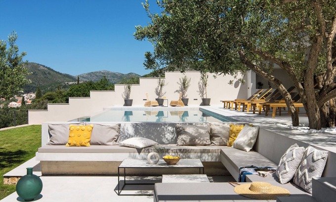 Orasac Villa | Lavish Villa O with Panoramic Elefiti Islands View, Six Bedrooms with a Pool