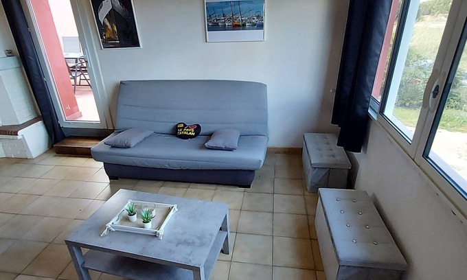 Le Barcares Apartment | Le Barcarès apartment and duplex, 4 bedrooms, air conditioning, wifi, terrace, walking distance to beach
