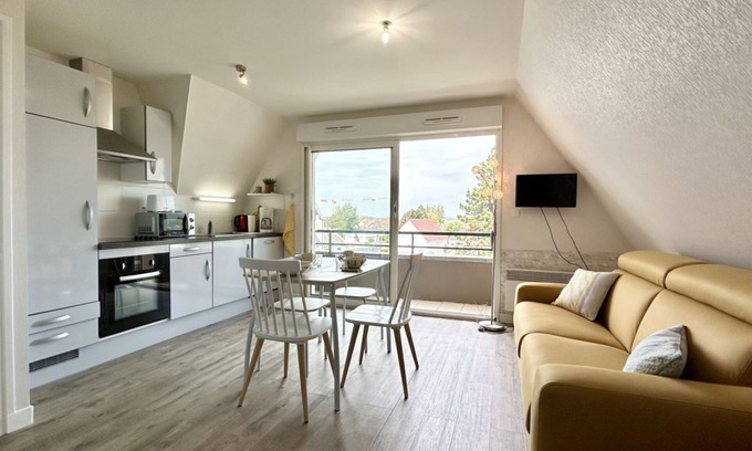 Le Crotoy Apartment | Le calypso de la baie, studio for two people