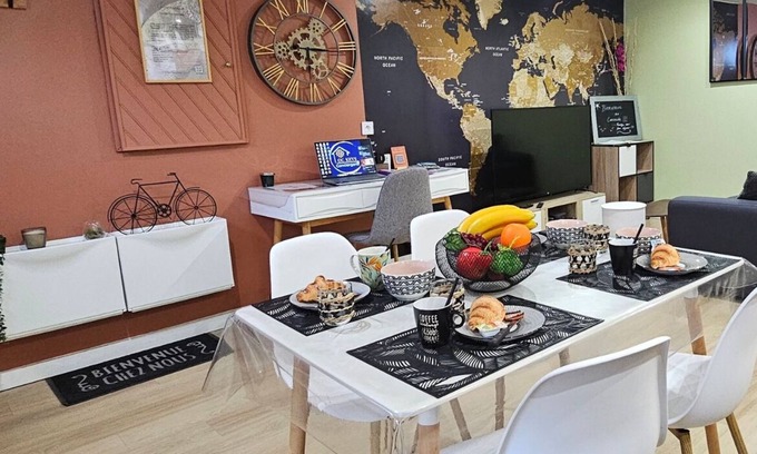 Bram Apartment | ✅Le Concorde *Comfortable 5 minutes from the train station and the Canal du Midi