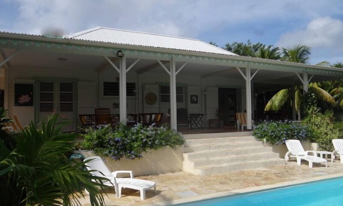 Le Diamant Villa | Le Diamant: Large Creole villa in an exotic floral garden