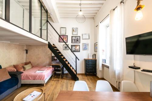 Lyon City Centre Apartment | Le Ferratière - Moderne industriel du Vieux Lyon