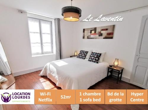 Lourdes Apartment | Le Laventin - 52m2 - Boulevard de la Grotte - Hyper Centre