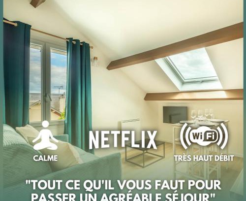 Bonnieres-sur-Seine Apartment | LE MACHU PICCHU - Self Checkin Automatique - Netflix - 15 Min de Giverny
