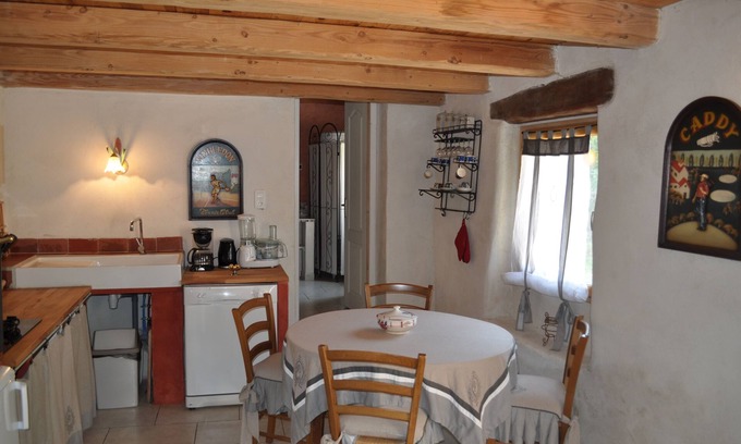 Chamborigaud Cottage | "Le Mazet" Lodging in carractère house eighteenth garden, pool