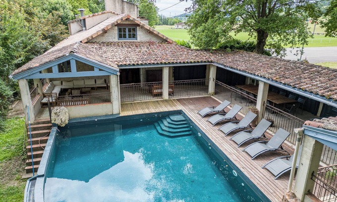 Bouloc Villa | Le moulin de la treille*Pool*6 rooms*OcKeys014