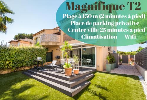 La Ciotat Apartment | Le Patio - Apartment T2 Wonderful - Plage 150m - clim - Parking Privé - wifi