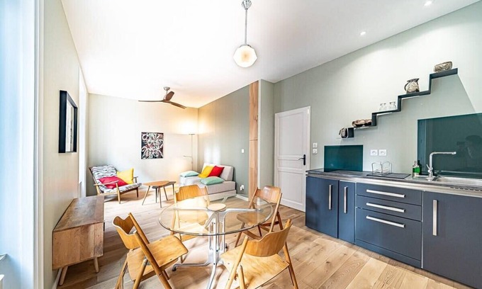 Saint Michel - Mairie Apartment | Le petit Rochette - Appartement 2 pers- Jean Macé