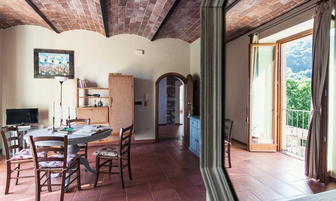 Fornaci Apartment | Leccio, bright apartment with view over the valley and with swimming pool