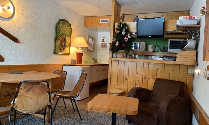 Arc-1800 Apartment | Les Arcs 1800: Studio apartment 32 m², resort center