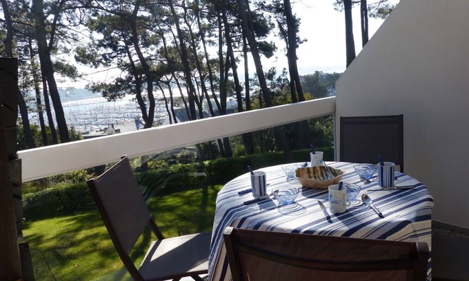La Trinite-sur-Mer Apartment | LES TERRASSES - Apartment overlooking the port of La Trinité-sur-Mer in Quiberon bay, Morbihan - TPO120