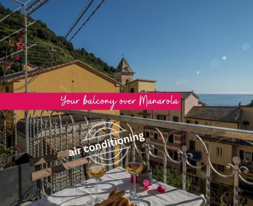 Manarola Apartment | Liersena Sea View Mini Villa with AC