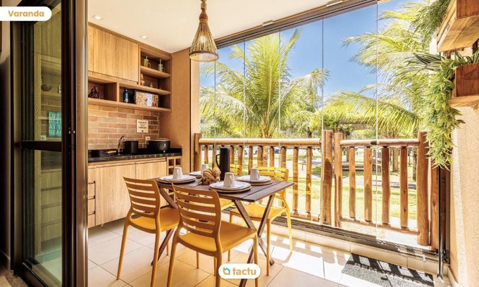 Pecém House | Lindo térreo ao lado da piscina no VG Sun Cumbuco