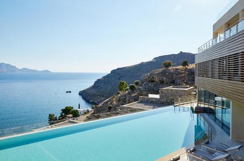 Vlicha Hotel | Lindos Blu Luxury Hotel-Adults only