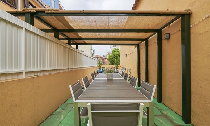Lisbon Old Town Apartment | Linger over Idyllic Open Air on the Expansive Patio, by Timecooler