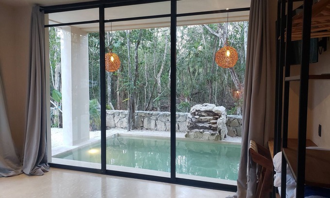 Chemuyil Apartment | Little Oasis with private pool in the jungle
