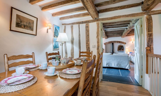 Eglwysbach Cottage | Lletty - An historic three-storey Grade II stone holiday farmhouse dating from the 17th century