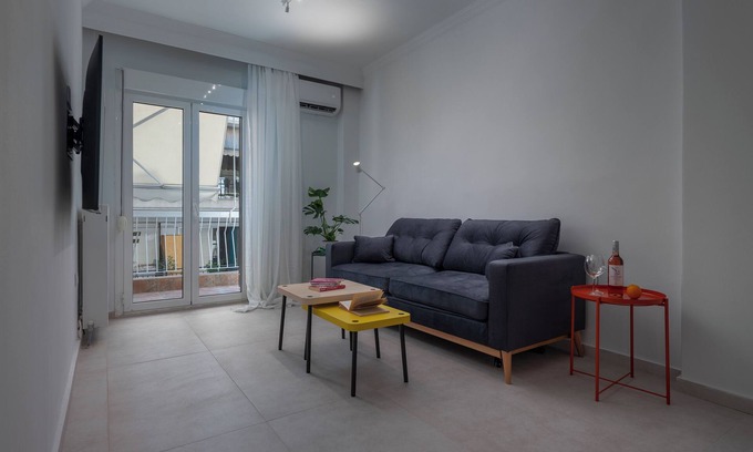 Thessaloniki City Centre Apartment | Located above Aristotelous Sq, near cafes, sights & tasty local bites