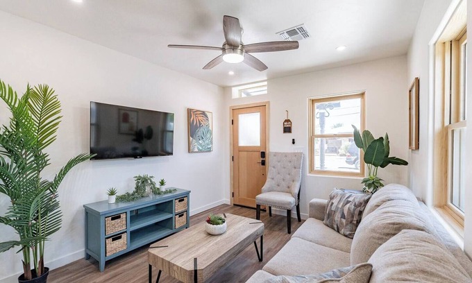 Barrio Viejo House | Located downtown this 1 bedroom 1 bathroom is fully remodeled with your own dedicated electric vehicle charger .