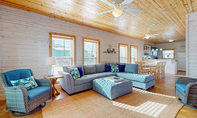Port Aransas House | Located in Town, Close to beach, Shared Pool, Golf Cart Access