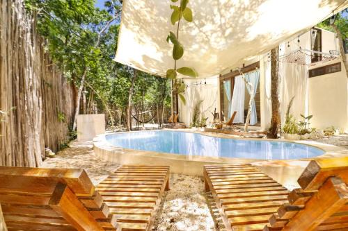 Soliman Bay House | Loft Cabins In Cenotes Natural Park Tulum