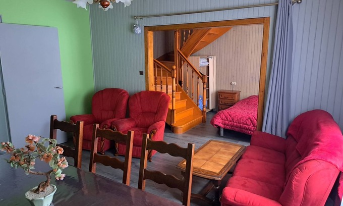 Plainfaing Apartment | Logement 100 m2 sur 2 Étages 2 SDB "les Fougères"