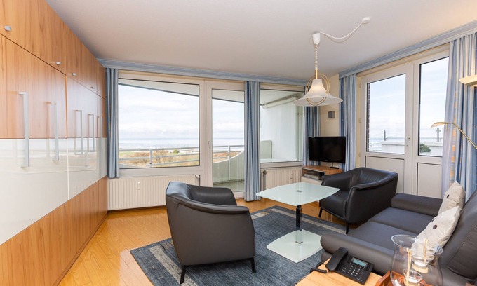Duhnen Apartment | Lord Nelson App.802-43m² vacation apartment in Döse, close to the beach, swimming pool and sauna