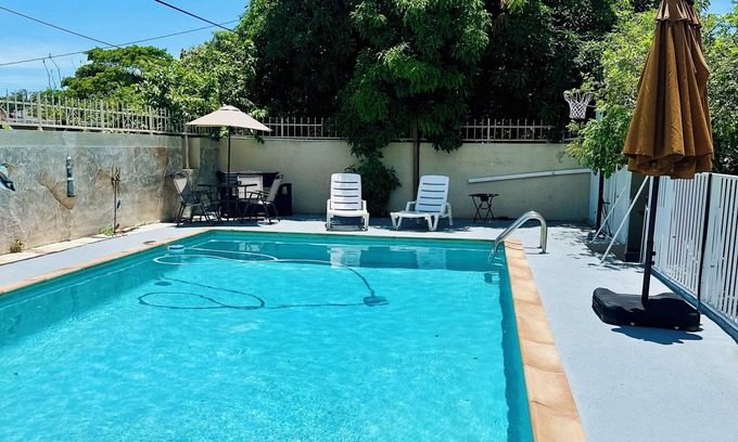 West Little Havana House | Love Story 2-bedroom pool house in Miami with free parking & BBQ