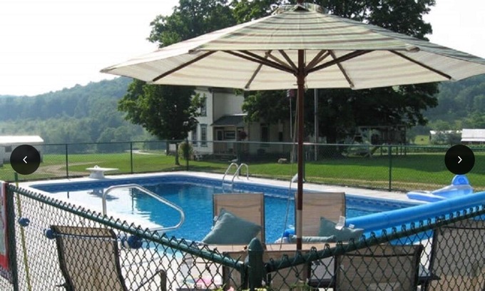 Mount Vision House | Lovely 4 bedroom 3 bath farmhouse with pool, located in Cooperstown, NY