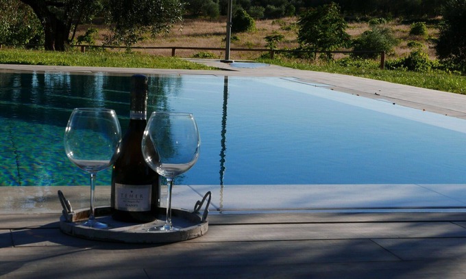 Colle di Val d'Elsa Villa | Lovely apartment in villa with WIFI, pool, TV, patio and panoramic view, close to San Gimignano