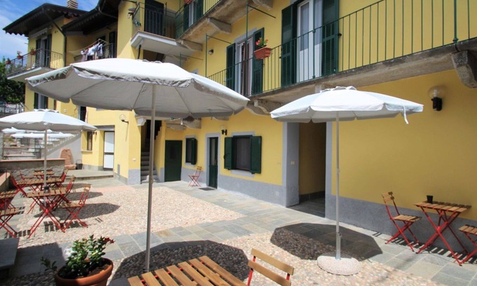 Germignaga Apartment | Lovely apartment for 4 people with WIFI, TV and patio