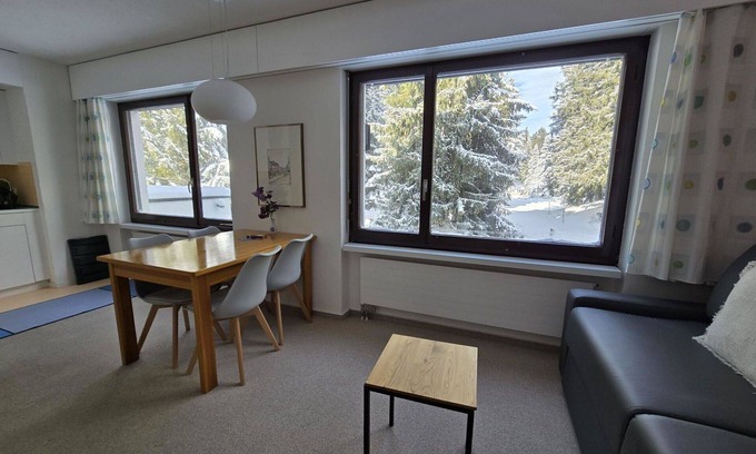 Lenzerheide Apartment | Lovely apartment for 2 people with WIFI, TV and pets allowed
