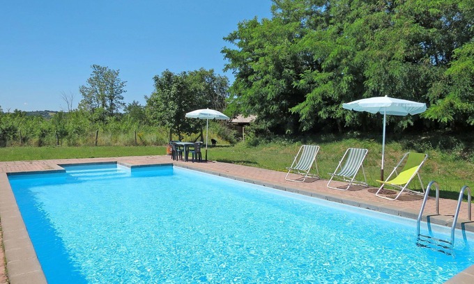 Bagnoregio Villa | Lovely apartment in villa for 5 people with WIFI, pool and patio