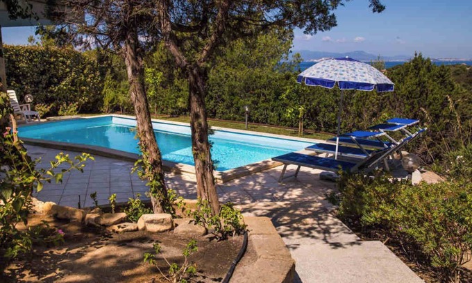 Quartu Sant'Elena Villa | Lovely Villa, Panoramic View, Garden, Swimming Pool, Near The Sea