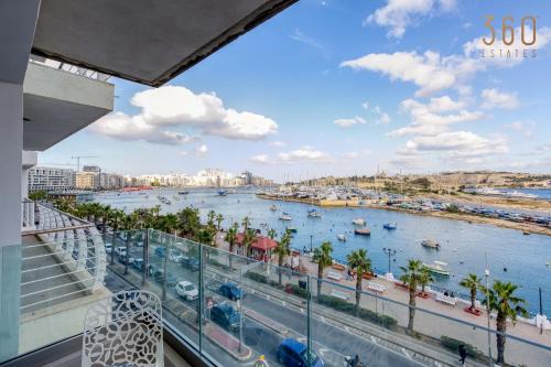 Gzira Apartment | Lovely Waterfront Apt with Stunning Views in Gzira by 360 Estates