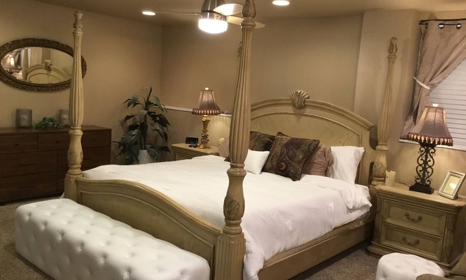 Roy Apartment | Low Host Fees in a prominent community w/HOT TUB, minutes from Ogden/Hill AFB.