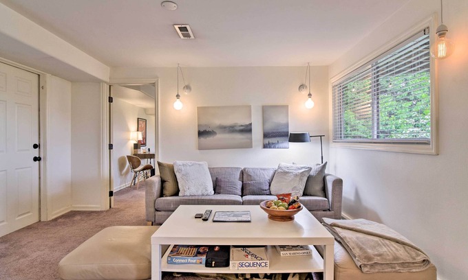 Lair Hill Apartment | Lush Portland Flat w/ Fire Pit, 4 Mi to Dtwn!